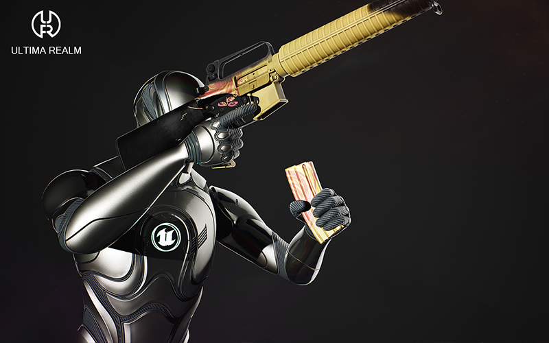 M16 Riffle | Game-Ready 3D Model screenshot 3