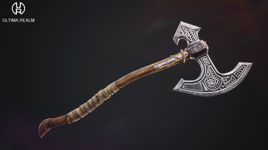 Viking Axes | Game-Ready 3D Model screenshot 5