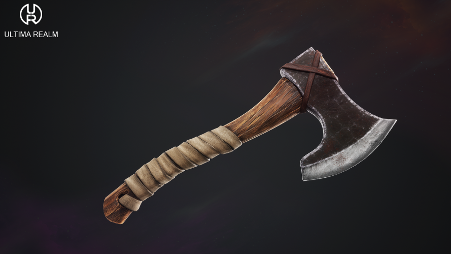 Viking Axes | Game-Ready 3D Model screenshot 2