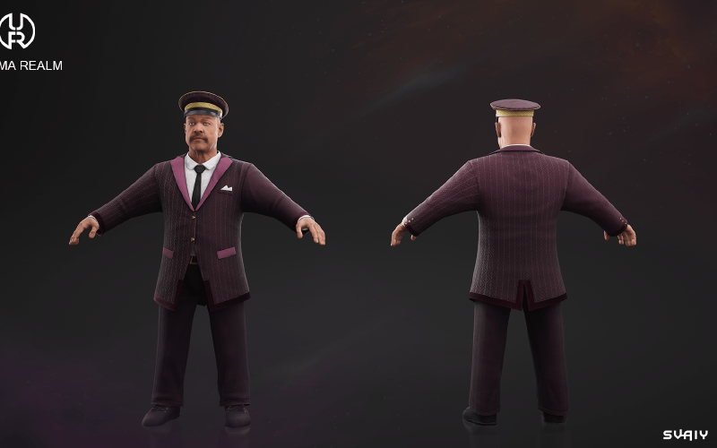 Doorman | 3D Character screenshot 3
