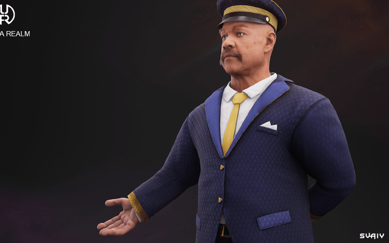 Doorman | 3D Character screenshot 5