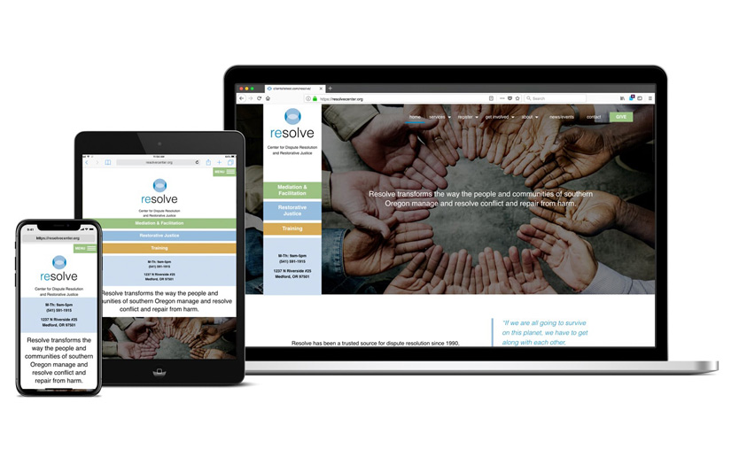 Resolve Center for Dispute Resolution and Restorative Justice screenshot 1