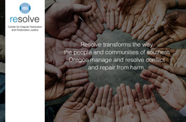 Resolve Center for Dispute Resolution and Restorative Justice