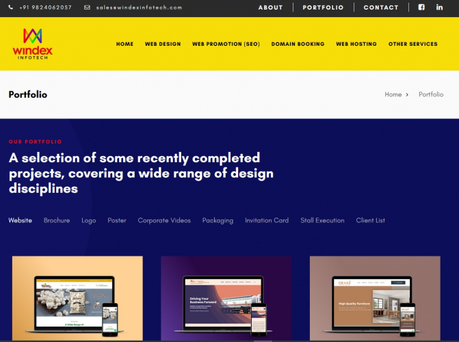 Website Projects screenshot 1