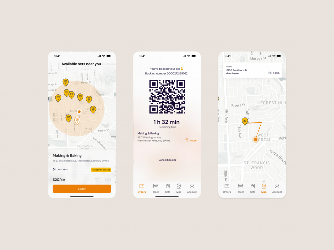 Food self-pickup service screenshot 1