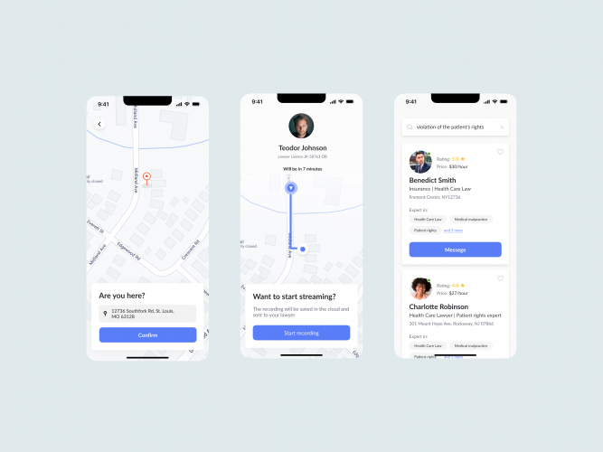 Platform-aggregator of legal specialists screenshot 1