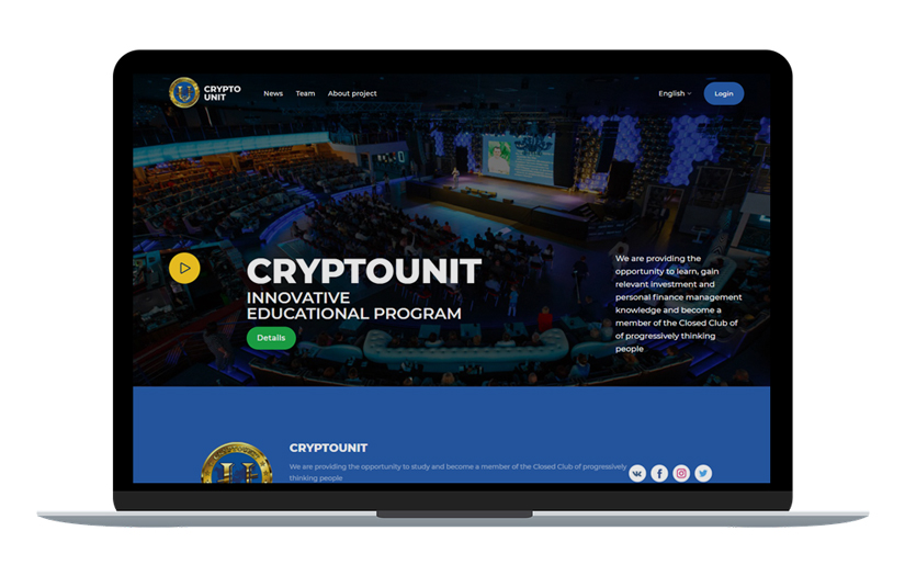 A project of a blockchain platform for the international MLM network screenshot 1