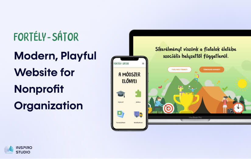 Modern, Playful Website for Nonprofit Organization screenshot 1