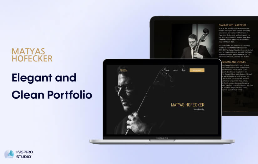 Elegant and Clean Portfolio screenshot 1