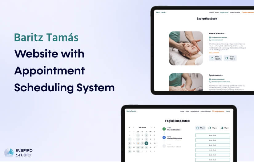 Website with Appointment Scheduling System screenshot 1