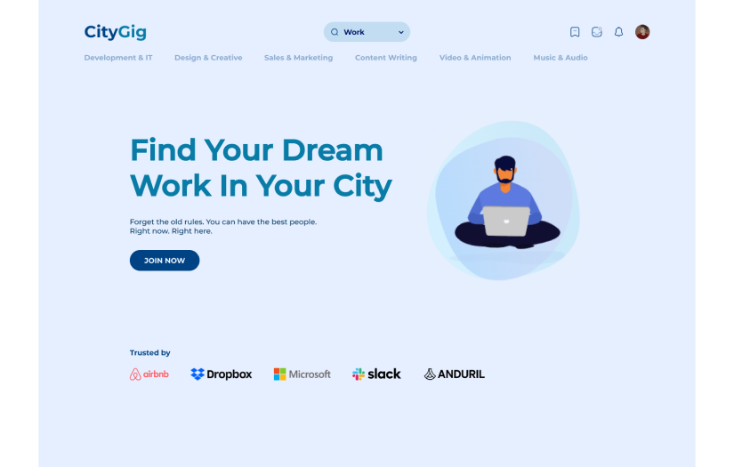 CityGig - Job and Bidding Portal screenshot 2