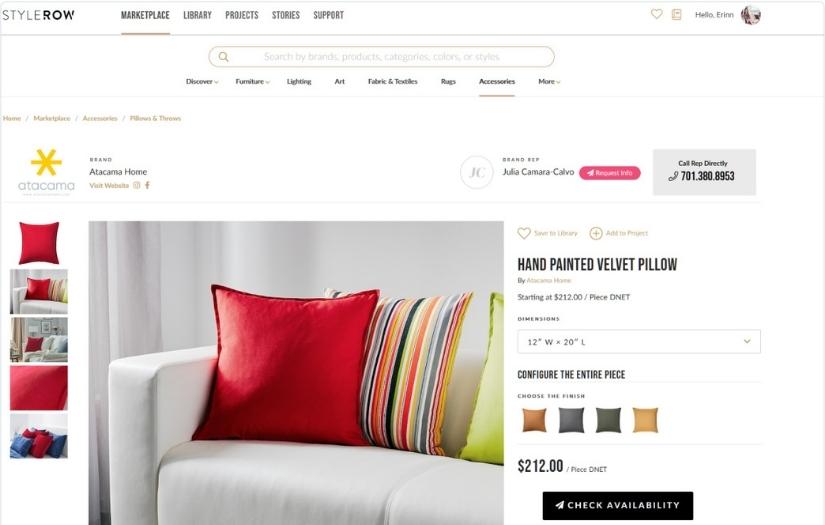 Stylerow - luxury interior design marketplace screenshot 3
