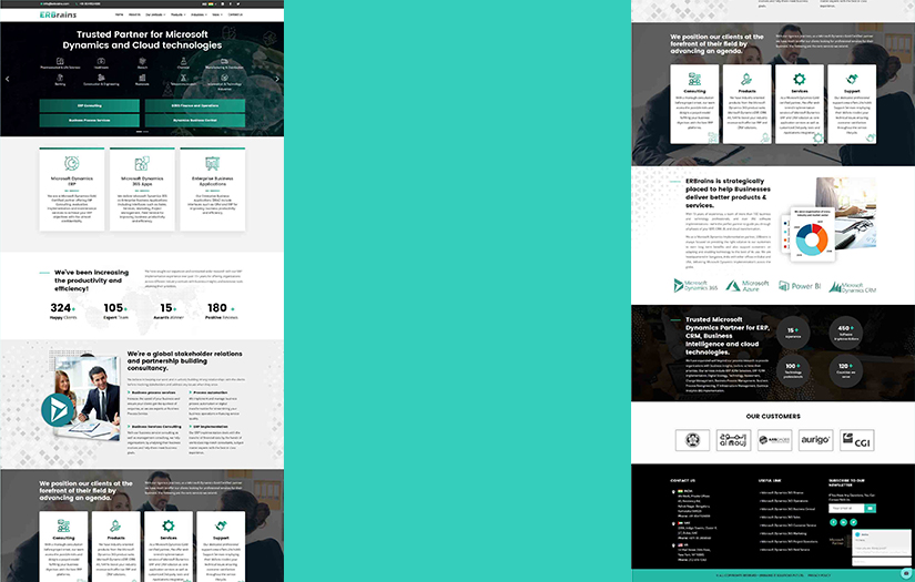 Website Development for An Information Technology & Business Consulting Firm screenshot 1
