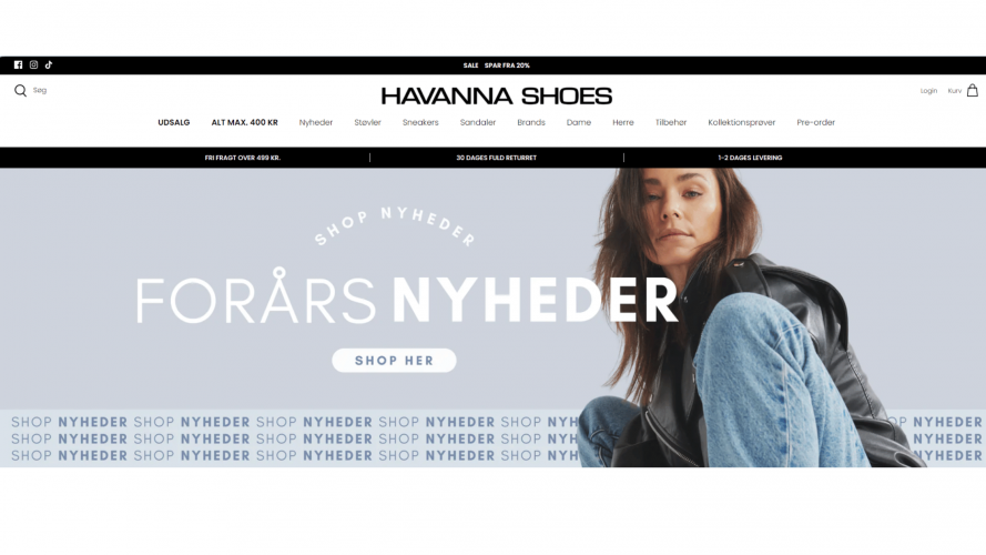 Havanna - eCommerce design & development screenshot 1