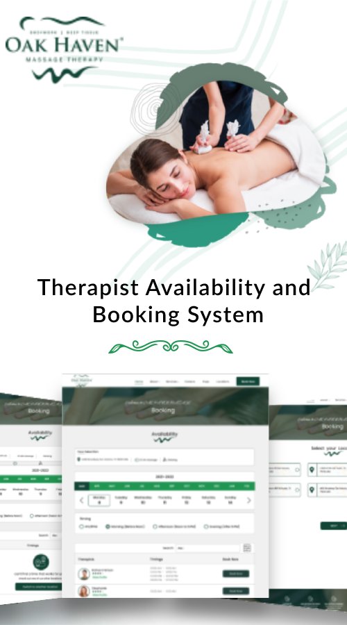 Oak Haven Massage | Online Booking System screenshot 1