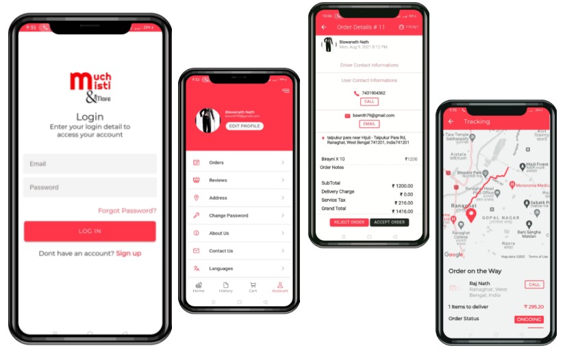 Multi Restaurant Food Delivery App (Like - Swiggy, Zomato App) screenshot 2