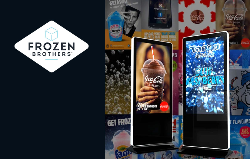 Frozen Brothers Point of Sale Digital Posters for Tango Ice-Blast, Coca-Cola Frozen & Fanta Frozen screenshot 1