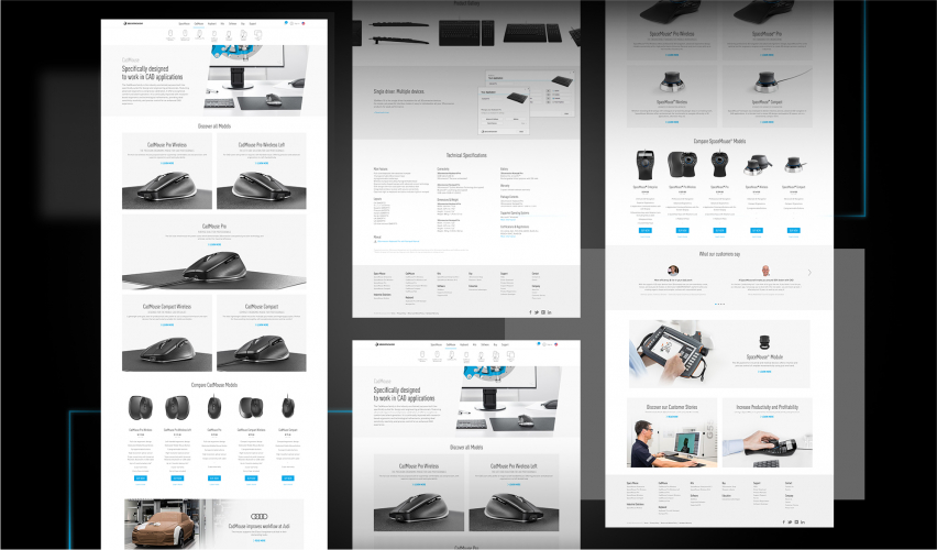 3Dconnexion - 60+ market Ecommerce screenshot 5