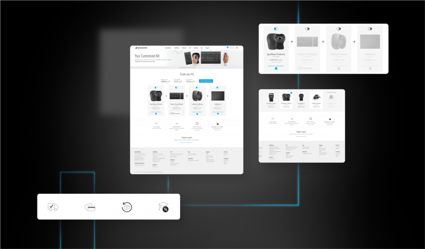 3Dconnexion - 60+ market Ecommerce screenshot 1