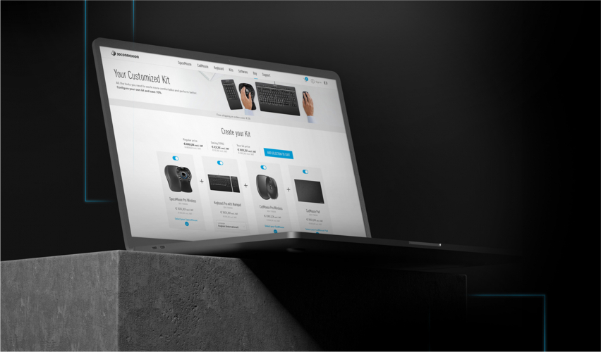 3Dconnexion - 60+ market Ecommerce screenshot 4