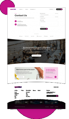 Qoolize website screenshot 1