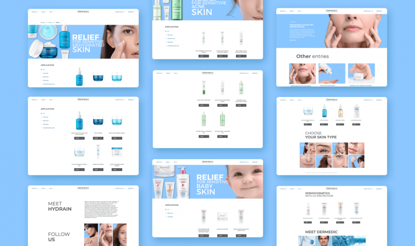 Dermedic website screenshot 4