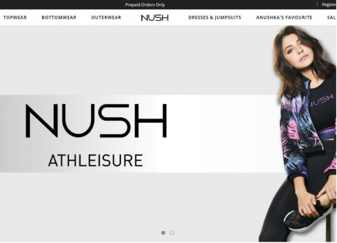 Nush- PHP Shopify Site screenshot 1