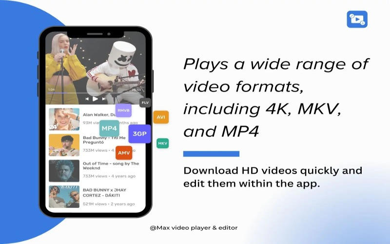 Max Video Player & Editor screenshot 2