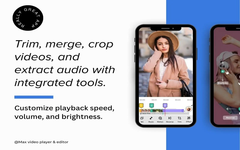 Max Video Player & Editor screenshot 1