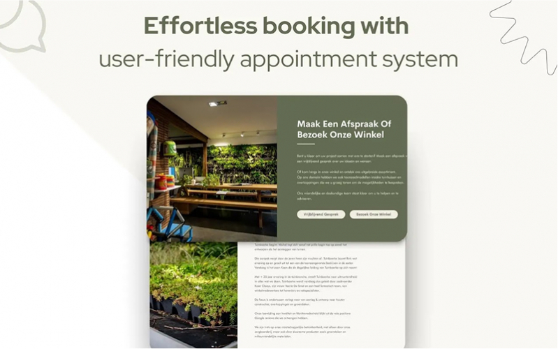 Tuinboerke - Web Development screenshot 1
