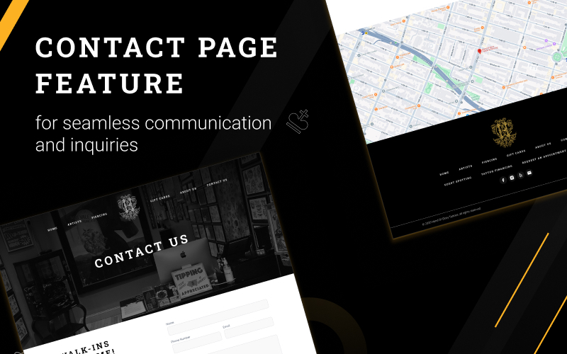 Hand of GloryTattoo - Web Development screenshot 2
