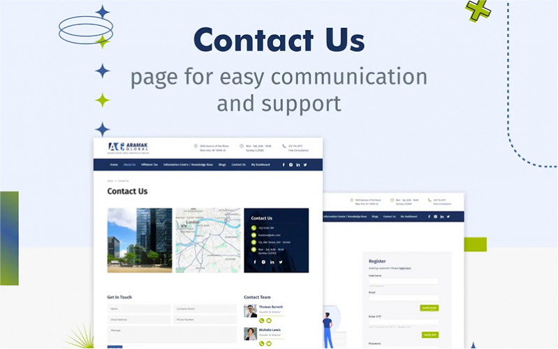 Aramak Global - Web Development screenshot 2