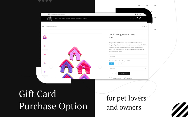 Scratch & Bone Treat Co. - Web Development screenshot 1
