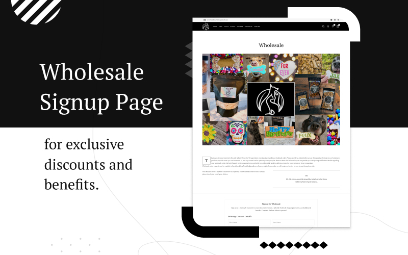 Scratch & Bone Treat Co. - Web Development screenshot 3