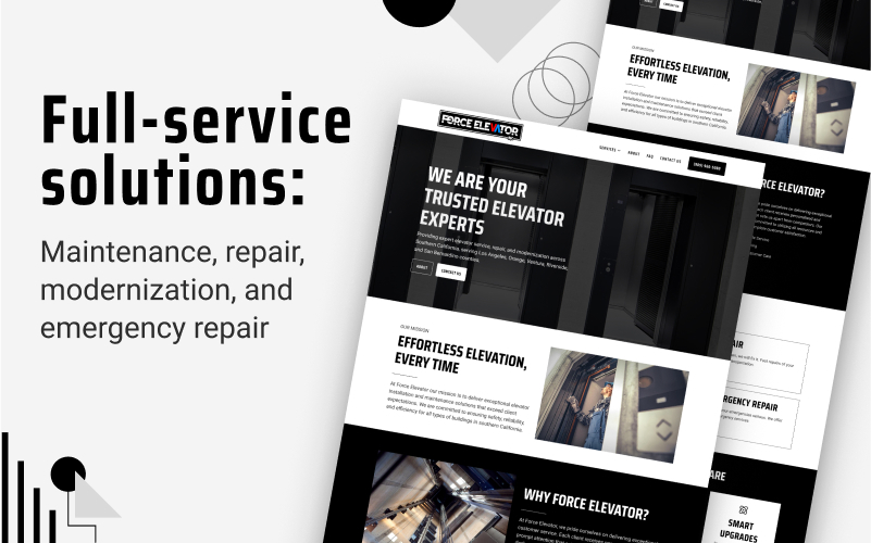 Force Elevator - Web Development screenshot 4