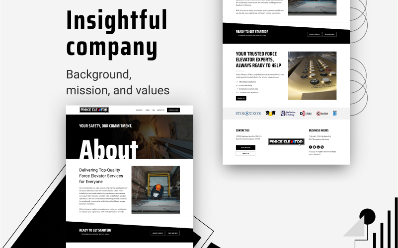Force Elevator - Web Development screenshot 2