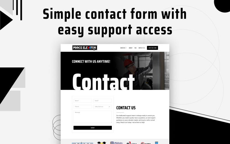 Force Elevator - Web Development screenshot 5