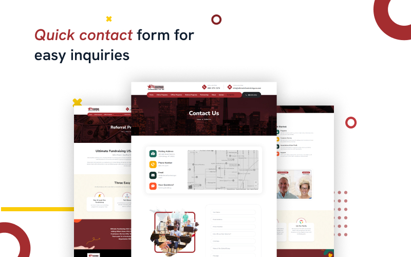 Ultimate Fundraising USA - Web Development screenshot 3