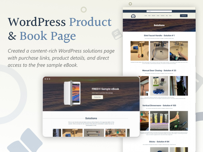 Web Design - OnMyOwn Solutions screenshot 4