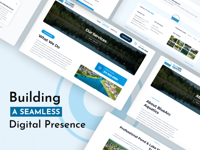 Web Development for BlueArc Aquatics screenshot 4