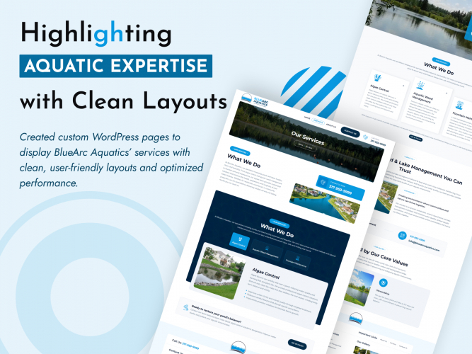 Web Development for BlueArc Aquatics screenshot 5