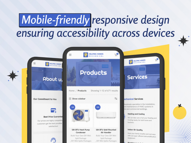 E-commerce Site For Helping Hands screenshot 1