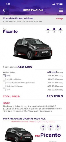 IndigoCarrental screenshot 3