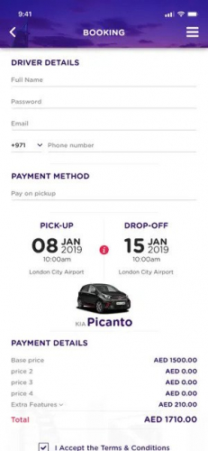 IndigoCarrental screenshot 1