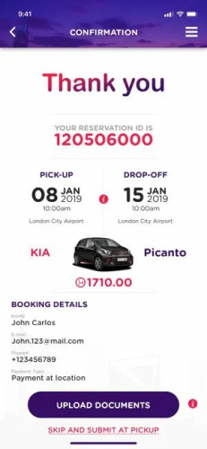 IndigoCarrental screenshot 2