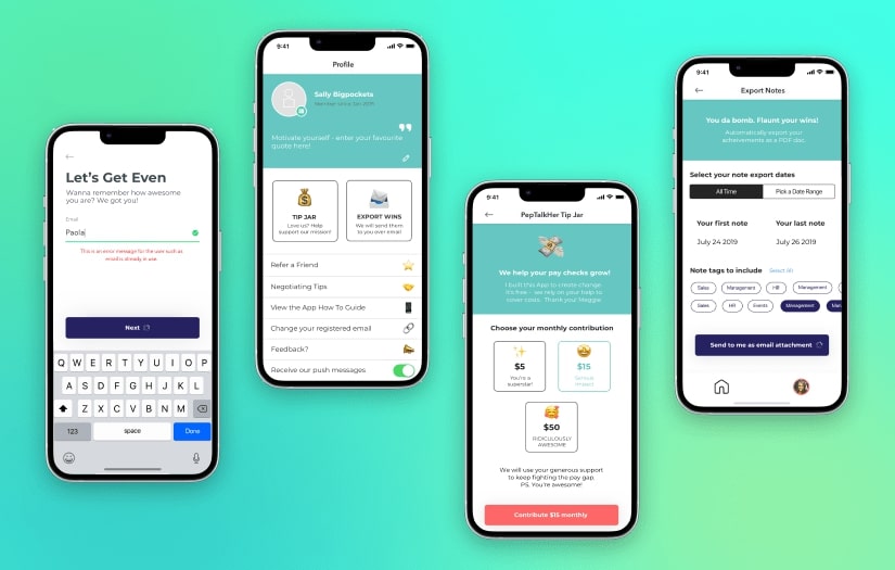 PepTalkHer - App Store featured app screenshot 4
