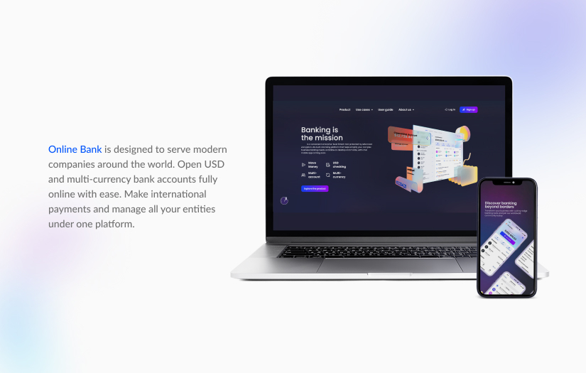 Online Bank screenshot 1