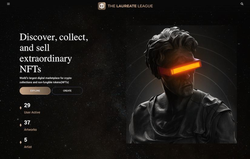 The BrandLaureate - NFT Marketplace screenshot 1