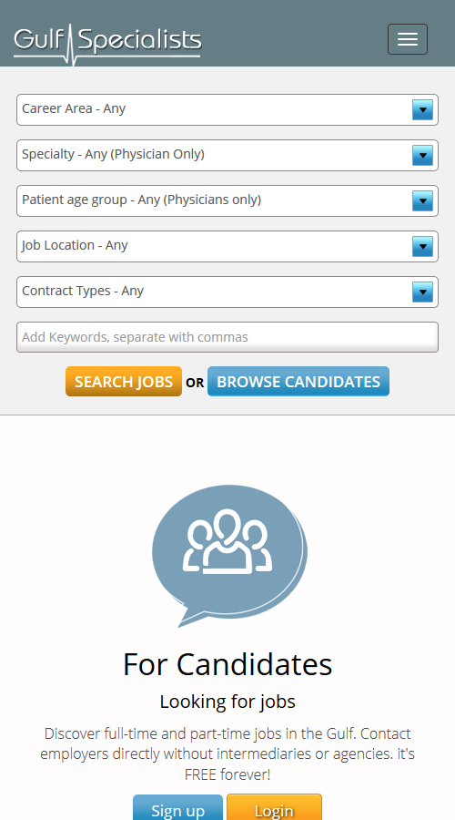 Gulf Specialist | Healthcare Job Portal screenshot 2