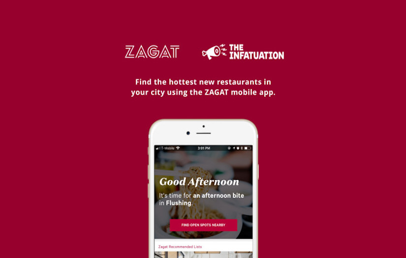 Zagat Mobile App screenshot 1